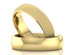 Vestuviniai žiedai "Klasika-1"  Žiedo plotis 4 mm 2